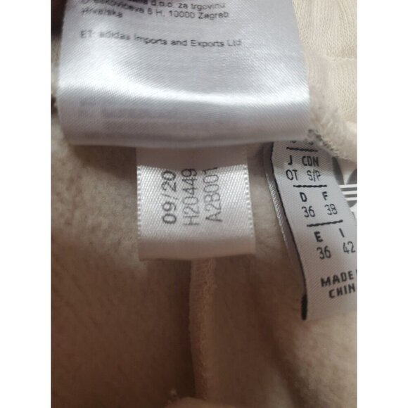 Adidas Joggers Women's Size S Cream And White Logo Prototype Model Sample Unit - Picture 11 of 13